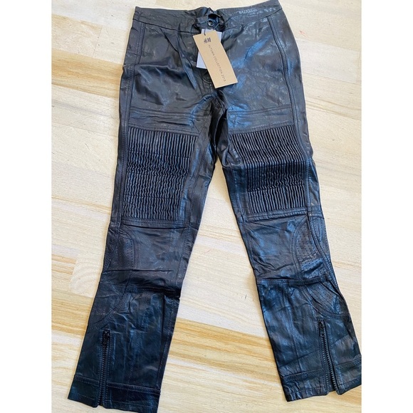 H&M autumn collection. Leather pants. BNWT never worn - Picture 2 of 5